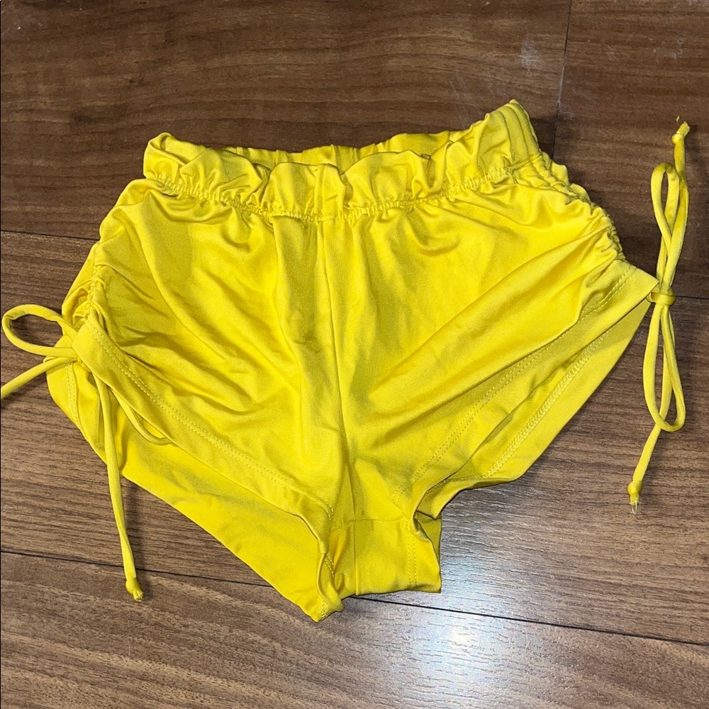 Yellow Women's Shorts